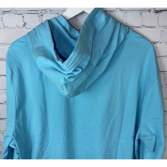 NWT POLO RALPH LAUREN Blue Hooded L/S T-Shirt Signature Bear Size XL $85.00 - Picture 9 of 9